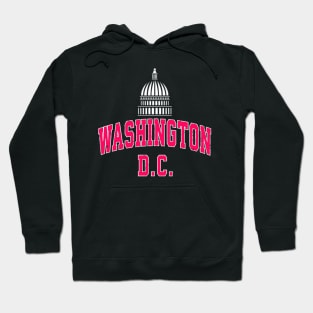 Washington District of Columbia DC Vintage Sports Design Nav Hoodie